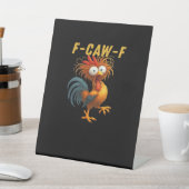 F-Caw-F-ニワトリ レトロクラシック必須アイテム 台座サイン (インサイチュ)