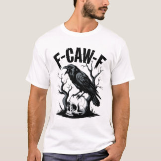 F CAW F ハロウィンカラス Tシャツ