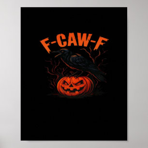 F-Caw-F ハロウィン おしゃれ カジュアル ポスター