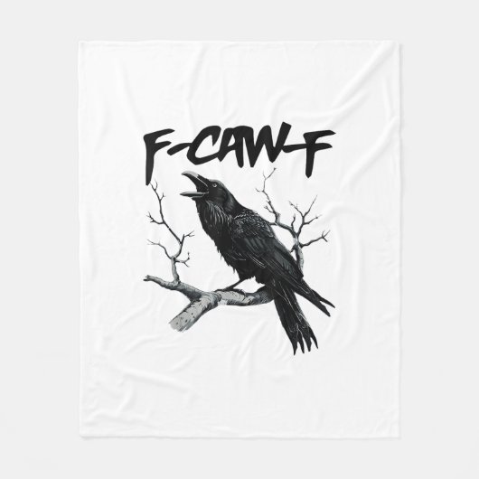 F-Caw-F フリースブランケット (正面)