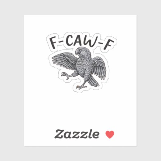 F Caw F ミニマル・クリーンデザイン シール (シート)