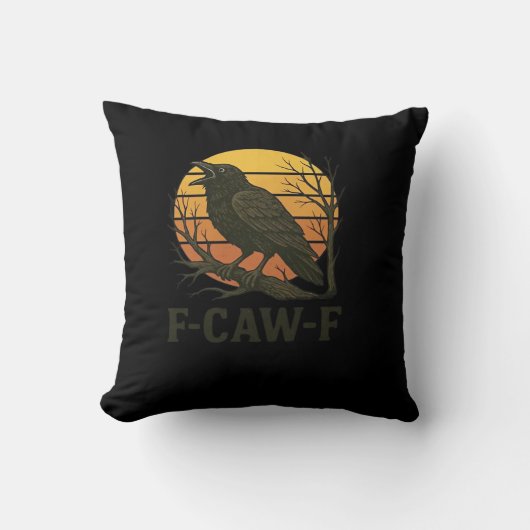 F-Caw-F ミニマル シンプル クッション (正面)