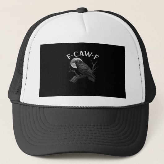 F-Caw-F ユニークでおしゃれ キャップ (正面)