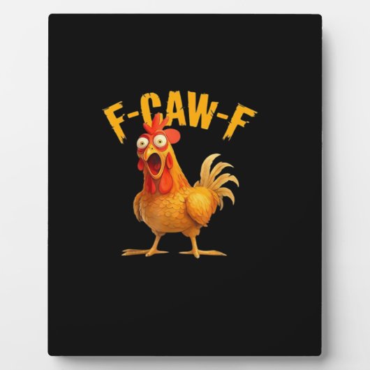 F-Caw-F ユニークな面白グッズ フォトプラーク (正面)