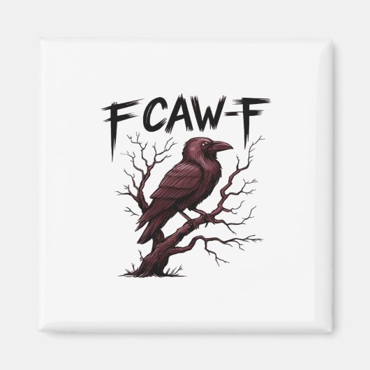 F-Caw-F レイヴン クラシック マグネット (正面)