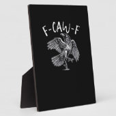 F-Caw-F レトロなカラス フォトプラーク (側面)