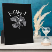 F-Caw-F レトロなカラス フォトプラーク (側面)