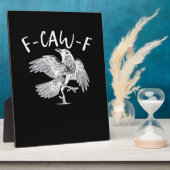 F-Caw-F レトロなワタシのカラス フォトプラーク (側面)