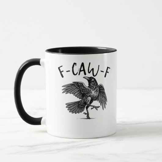 F Caw F レトロクラシックスタイル マグカップ (左)