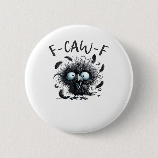 F Caw F レトロクラシックスタイル 缶バッジ (正面)