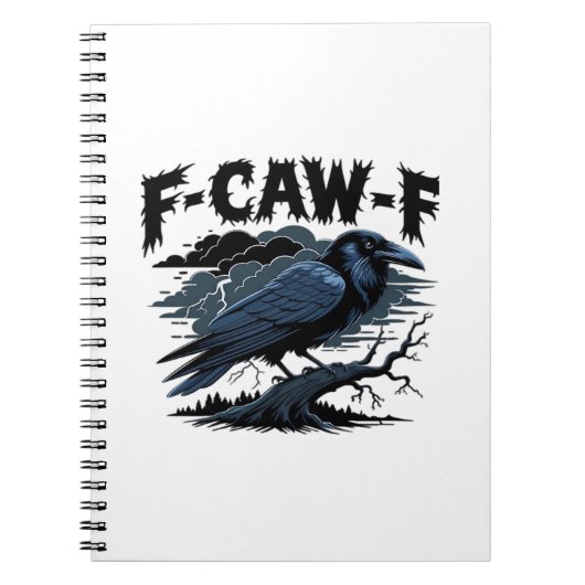 F-Caw-F レトロクラシック必須アイテム ノートブック (正面)