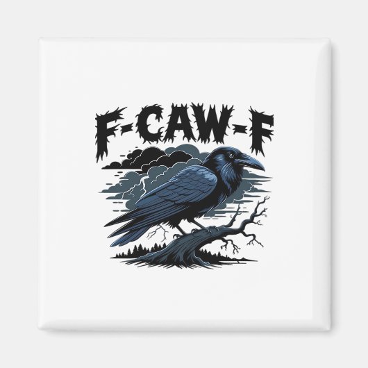 F-Caw-F レトロクラシック必須アイテム マグネット (正面)