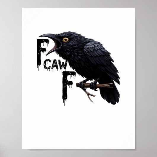 F Caw F レトロクラシック ポスター (正面)
