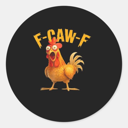 F-Caw-F レトロクラシック ラウンドシール (正面)