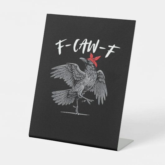 F-Caw-F レトロクラシック 台座サイン (正面)