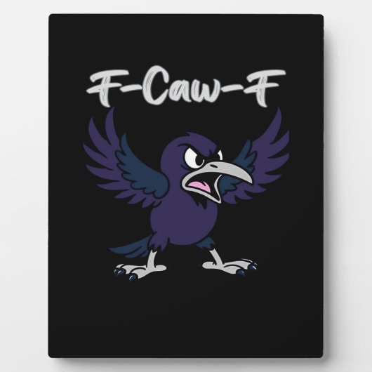 F-Caw-F レトロ グラフィック フォトプラーク (正面)
