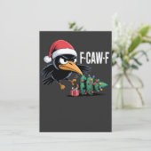 F-caw-f ワタシのクロウ＋クリスマスツリー 招待状 (スタンド正面)