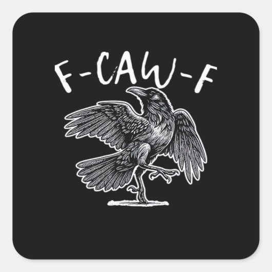 F-Caw-F ヴィンテージスタイル スクエアシール (正面)