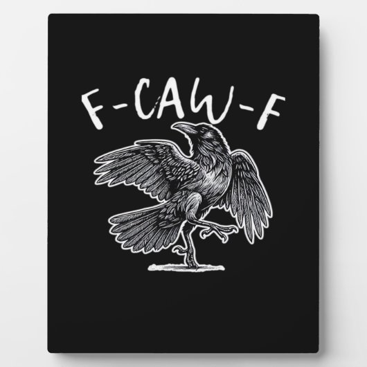 F-Caw-F ヴィンテージスタイル フォトプラーク (正面)