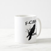 F Caw F ヴィンテージ グラフィック クラシック コーヒーマグカップ (正面右)