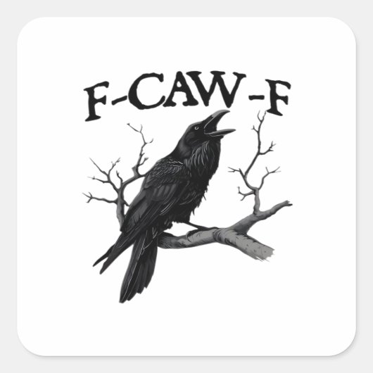 F Caw F ヴィンテージ グラフィック クラシック スクエアシール (正面)
