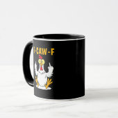 F-Caw-F 引用 ニワトリ メーム マグカップ (正面左)