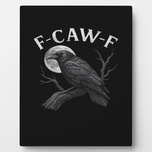 F-Caw-F 楽しい名言 フォトプラーク (正面)