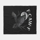 F-Caw-F 楽しい名言 フリースブランケット (正面(横))