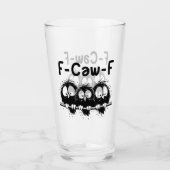 F-Caw-F 笑える鳥の引用ギフト タンブラーグラス (正面)