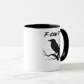 F-Caw-F 面白いカラス マグカップ (正面右)
