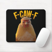 F-caw-f 面白いニワトリのユーモア F-caw-f 引用符 Trump マウスパッド (マウス)