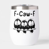 F-Caw-F 面白い鳥の引用ギフト (正面)