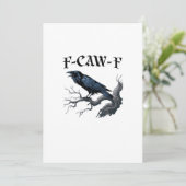 F-Caw-F 面白い鳥カラス シーズンカード (スタンド正面)