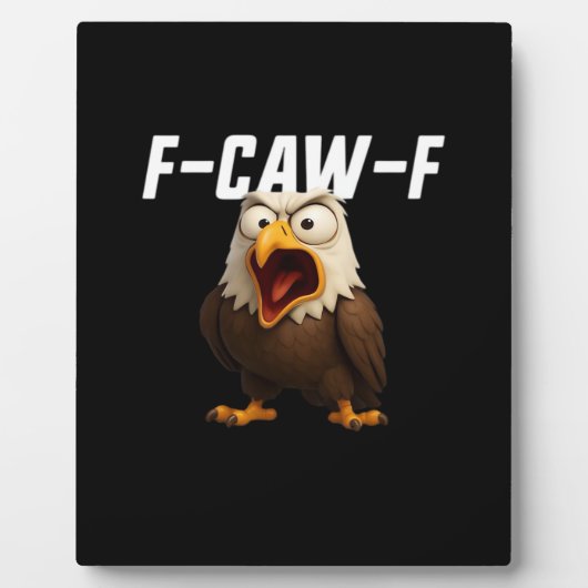 F-Caw-F 面白い F-Caw-F ギア フォトプラーク (正面)