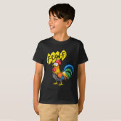 F Caw F 鶏 笑鳥 Fcawf ニワトリのささやき Tシャツ (正面フル)