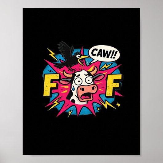 F-Caw-F Aesthetic Unique ポスター (正面)