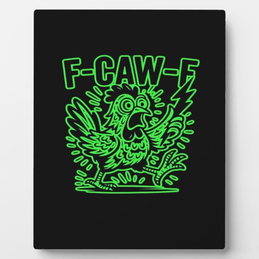 F-Caw-F Attitude Classic Cool Unique フォトプラーク (正面)