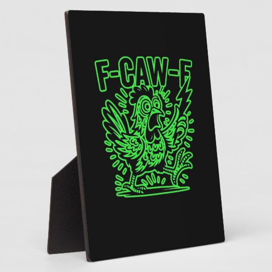 F-Caw-F Attitude Classic Cool Unique フォトプラーク (側面)