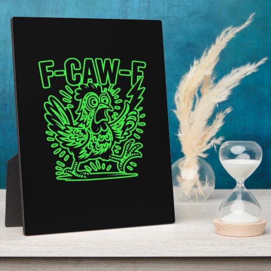 F-Caw-F Attitude Classic Cool Unique フォトプラーク (側面)