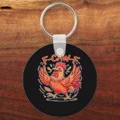 F-Caw-F Attitude Classic Retro Style キーホルダー (正面)