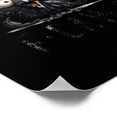 F-Caw-F Bird Funny Trendy Unique ポスター (角)