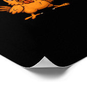 F Caw F Bird Lovers Pun Cool Unique Design ポスター (角)