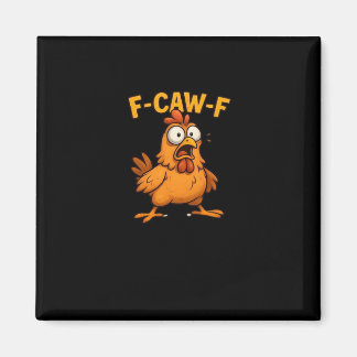 F Caw F Bird Lovers Pun Cool Unique Design マグネット
