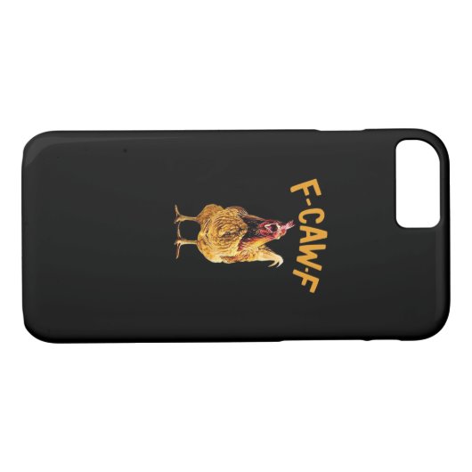 F-Caw-F-Chickenクリエイティブクラシックスタイル Case-Mate iPhoneケース (裏面(横))