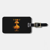 F-Caw-F-Chicken エッセンシャルミニマル ラゲッジタグ (正面横)