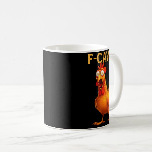 F Caw F Chicken コーヒーマグカップ (正面右)