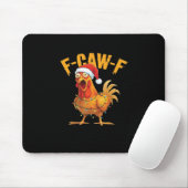 F-Caw-F Chicken Christmas Essential マウスパッド (マウス)