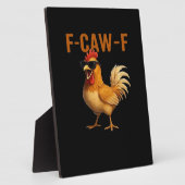 F-Caw-F Chicken Classic Aesthetic Design フォトプラーク (側面)