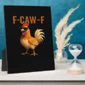 F-Caw-F Chicken Classic Aesthetic Design フォトプラーク (側面)