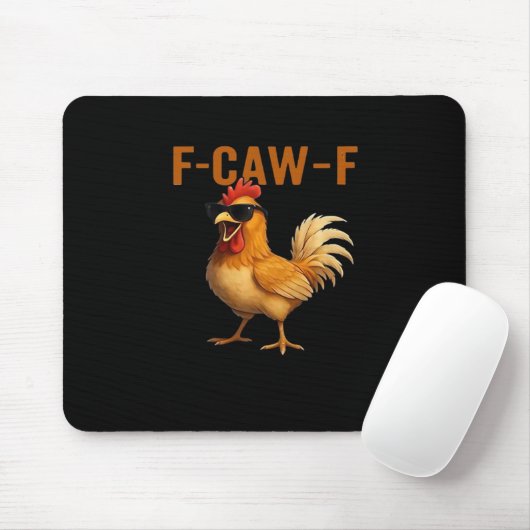 F-Caw-F Chicken Classic Aesthetic Design マウスパッド (マウス)